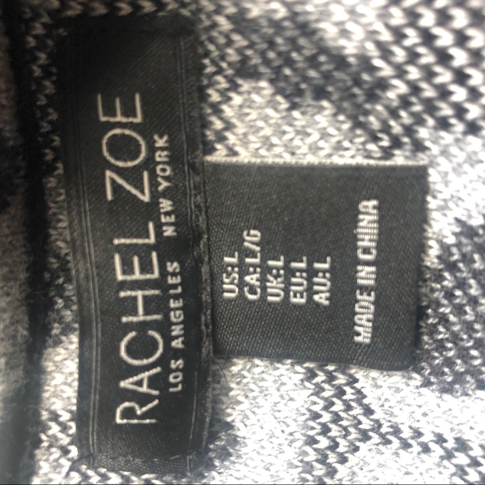 Leopard Print Sweater Jacket Large - image 8